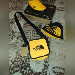 The North face yellow shoulder bag